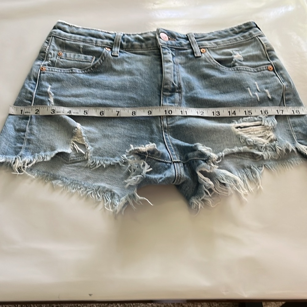 Mavi Jeans Cut Off High Rise Shorts Size 27 - Picture 5 of 16